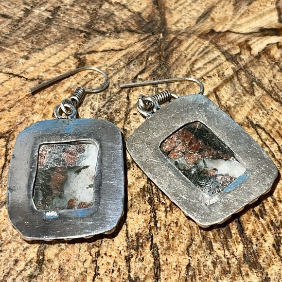 “The Marriage Stone” Astrophyllite Earrings 2” - Picture 13 of 15